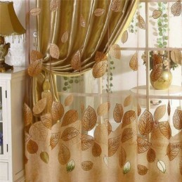 Tenda Moderna Trasparente Su Misura, Tenda Minimalista In Jacquard Per Soggiorno