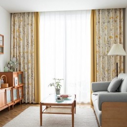 Tende Oscuranti Chevron Con Motivo A Mosaico Floreale Americano
