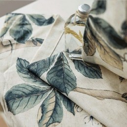 Tende In Stile Americano Con Stampa Vegetale