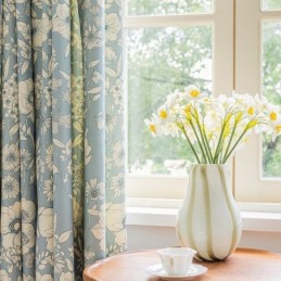 Tende In Stile Americano Con Stampa Floreale