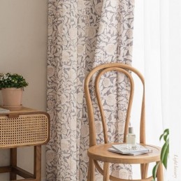 Tenda Stampata Americana Su Misura, Tenda A Fiori Di Melograno In Poliestere