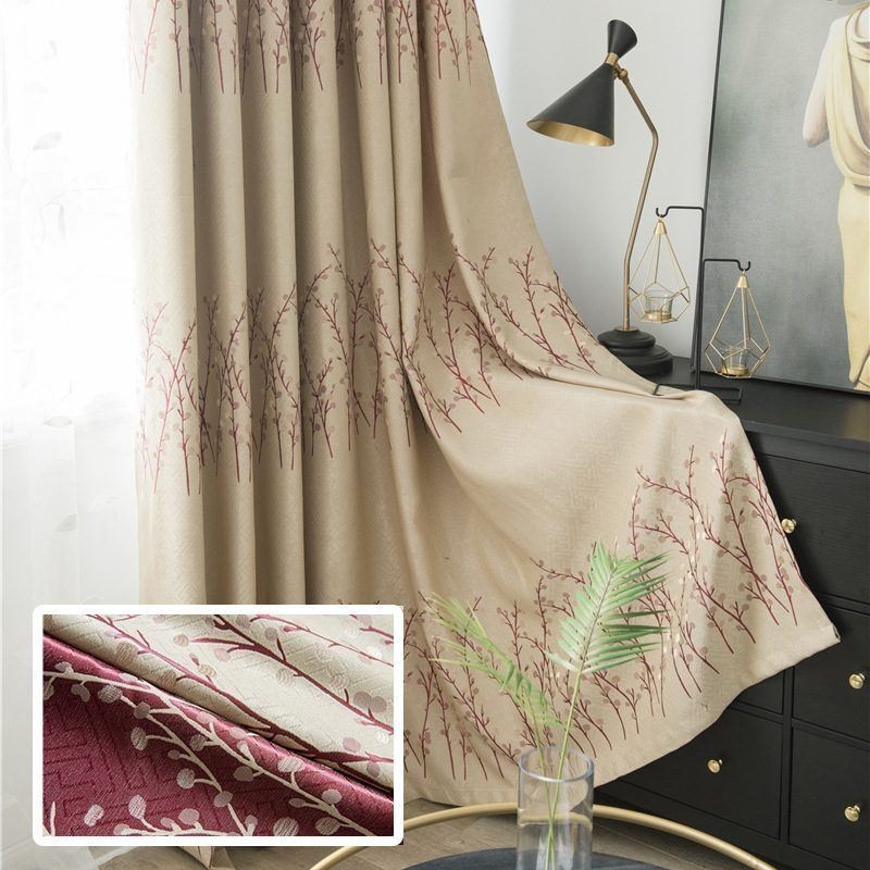 Tenda Su Misura Tenda American Plant Jacquard