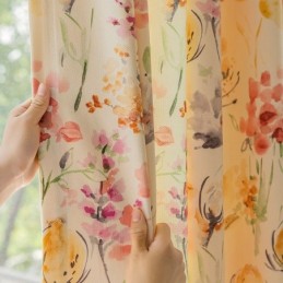 Tende Oscuranti Con Stampa Floreale Americana
