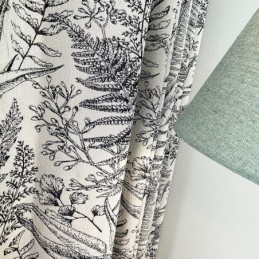 Tende In Ciniglia Jacquard Scuro Americano