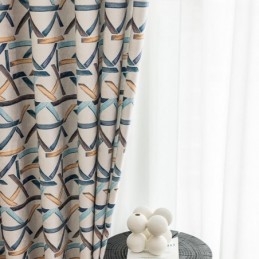 Tende Oscuranti Stampate Geometriche Nordic Snow Neil