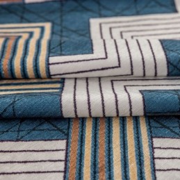 Tende In Ciniglia Con Stampa Geometrica In Stile Nordico Oscuranti