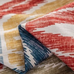 Tenda In Ciniglia Su Misura, Stampata A Rombo, Stile Nordico, Oscurante
