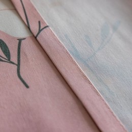 Tenda In Cotone Su Misura, Stampa Floreale, Stile Nordico