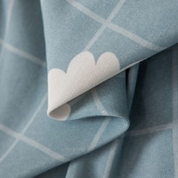Tenda In Cotone Su Misura, Stampa Floreale, Stile Nordico