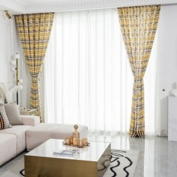 Tenda Stampata Su Misura In Stile Nordico In Cotone