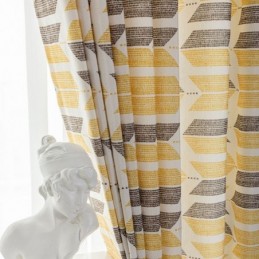 Tenda Stampata Su Misura In Stile Nordico In Cotone