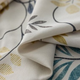 Tenda In Cotone Su Misura, Stile Nordico, Stampa A Foglia