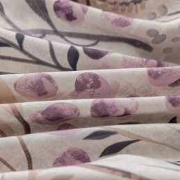 Tenda In Stile Nordico Su Misura, Tenda In Cotone Con Stampa Vegetale