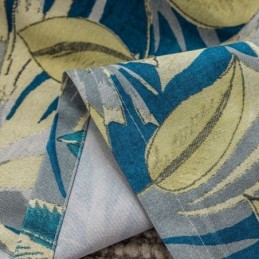 Tenda In Cotone Su Misura, Stampa A Foglia, Stile Americano