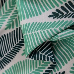 Tenda Stampata A Foglia Su Misura, Stile Nordico, In Cotone