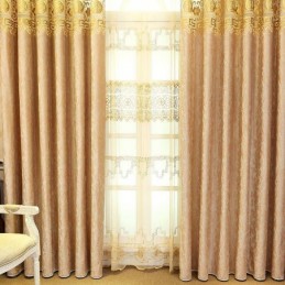 Tenda Semi-Oscurante Su Misura, Stile Cinese, In Velluto Twill Ricamato, Per Soggiorno, Camera Da Letto