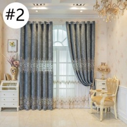 Tenda Oscurante Su Misura, Con Ricamo Geometrico, Stile Nordico, Per Soggiorno, Camera Da Letto