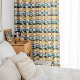 Tenda In Cotone Su Misura, Stile Nordico Stampato