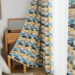 Tenda In Cotone Su Misura, Stile Nordico Stampato