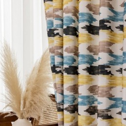 Tenda In Cotone Su Misura, Stile Nordico Stampato