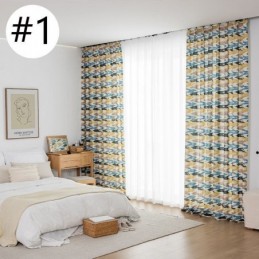 Tenda In Cotone Su Misura, Stile Nordico Stampato