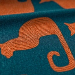 Tenda In Cotone Su Misura Con Stampa Di Gattini In Stile Nordico