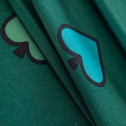 Tenda In Cotone Su Misura, Stile Nordico, Stampa A Cuore