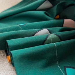 Tenda In Cotone Su Misura, Stile Nordico, Stampa A Cuore