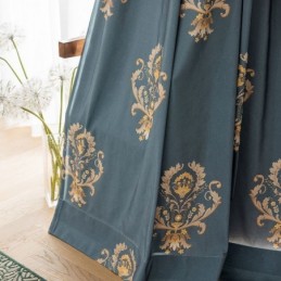 Tenda In Cotone Su Misura, Stile Europeo Con Stampa Floreale