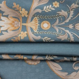 Tenda In Cotone Su Misura, Stile Europeo Con Stampa Floreale
