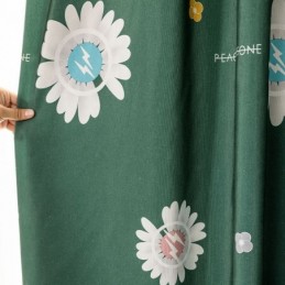 Tenda In Cotone Su Misura Con Stampa Floreale In Stile Nordico