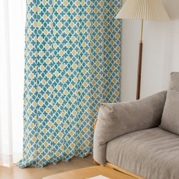 Tenda Su Misura Tenda Geometrica Stampata Stile Nordico