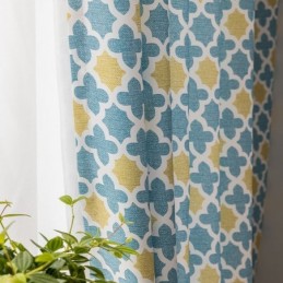 Tenda Su Misura Tenda Geometrica Stampata Stile Nordico