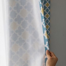 Tenda Su Misura Tenda Geometrica Stampata Stile Nordico