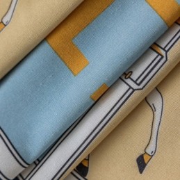Tende In Cotone Per Bambini, Stile Cavallo Bianco Stampato