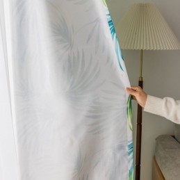 Tenda Su Misura Tenda A Foglia Stampata Stile Nordico