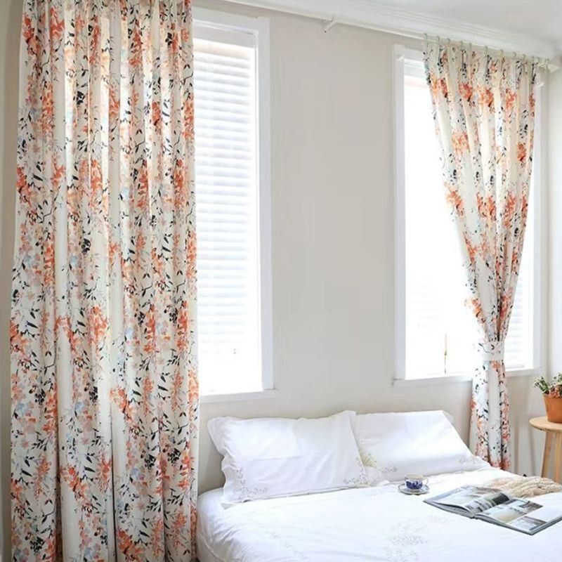 Tende Con Stampa Botanica In Poliestere, Oscuranti Per Finestre, Soggiorno, Camera Da Letto