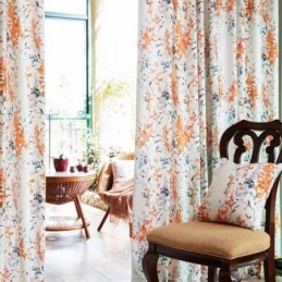 Tende Con Stampa Botanica In Poliestere, Oscuranti Per Finestre, Soggiorno, Camera Da Letto