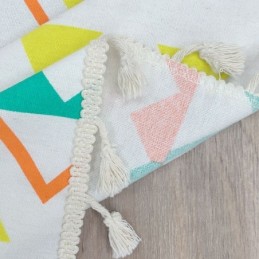 Tende In Lino Con Stampa Geometrica In Stile Nordico Per Soggiorno E Camera Da Letto