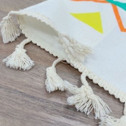 Tende In Lino Con Stampa Geometrica In Stile Nordico Per Soggiorno E Camera Da Letto