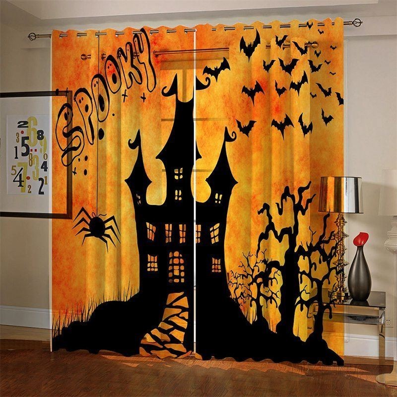 Tende Halloween Stampa Digitale Stile Americano