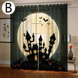 Tende Halloween Stampa Digitale Stile Americano