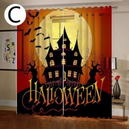 Tende Halloween Stampa Digitale Stile Americano