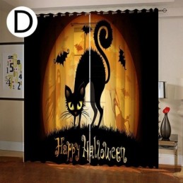 Tende Halloween Stampa Digitale Stile Americano