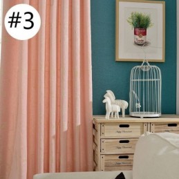 Tenda Oscurante In Cotone Su Misura, Stile Nordico, Ricamata Per Soggiorno, Camera Da Letto