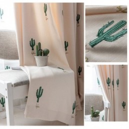 Tende Per Bambini Stile Cactus Ricamate