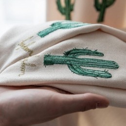 Tende Per Bambini Stile Cactus Ricamate