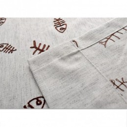 Tenda Oscurante Nordica Su Misura, In Jacquard Spina Di Pesce Per Soggiorno E Camera Da Letto
