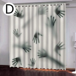 Tenda Su Misura Tenda Castello Horror Stampa Digitale Tende Americane