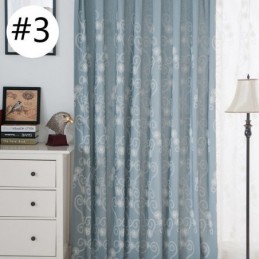 Tenda Ricamata Con Pianta, Su Misura, In Stile Nordico, In Cotone, Per Soggiorno, Camera Da Letto